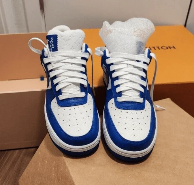 Louis Vuitton x Nike Air Force 1 Low ‘By Virgil Abloh White/Blue’
